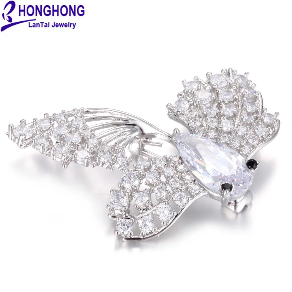 Модные высококачественные розовые брошки Золотая рыбка булавки для вечеринки