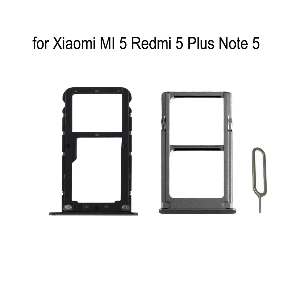Для Xiaomi mi 5 Red mi 5 Plus Note 5 Корпус для телефона SIM адаптер лотка для Xiao mi Note 5 Plus mi cro лоток для карт SD Держатель