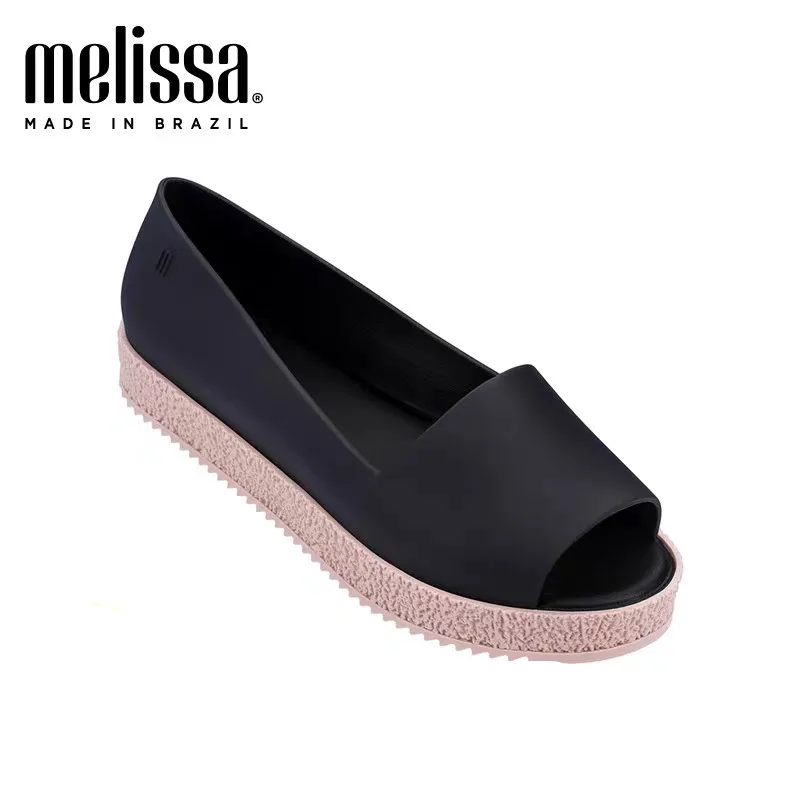Melissa Puzzle Fish Mouth Women Jelly Shoes Sandals Fashion 2021 New Thick Bottom Female Sandalias | Обувь