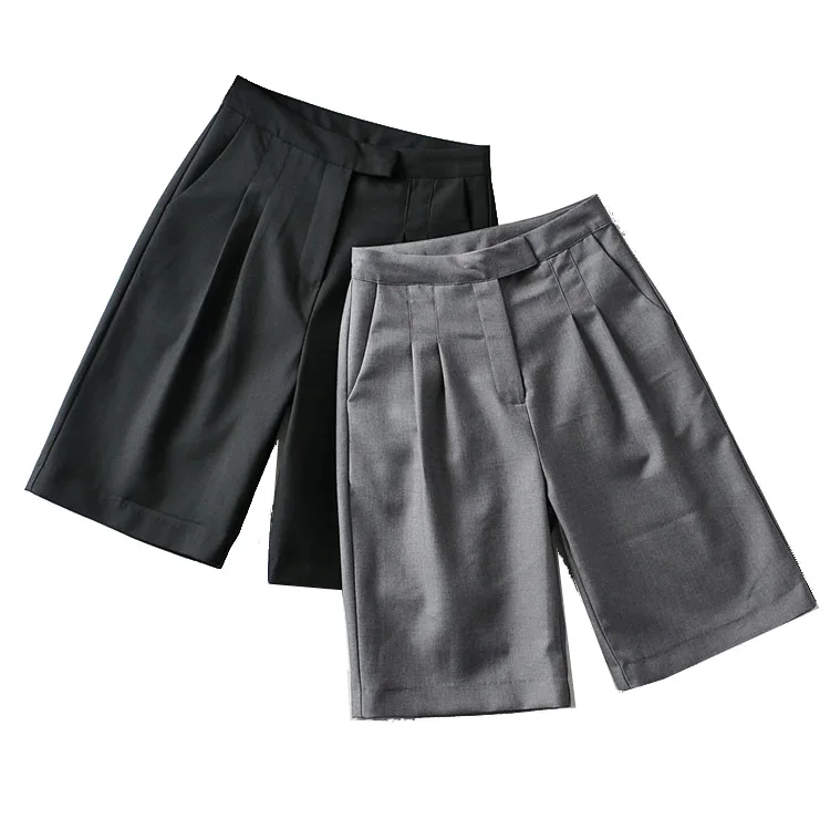 

High Waist Slim Suit Fifth Pants 2021 Spring Summer New Women's Pants Fashion Casual Simple Solid High Waist Straight Leg Pants