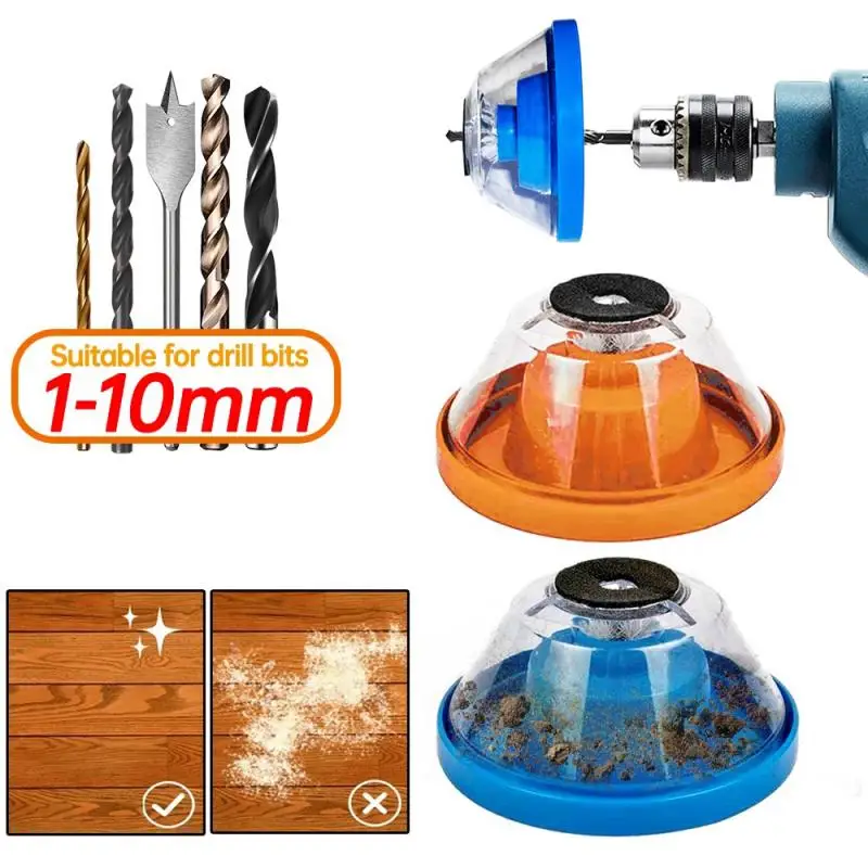 

Blue/Orange Optional Drill Dust Collector & Display Case 4 - 10mm DIY Power Tool Drill Bit Accessories Drill Dust Collector