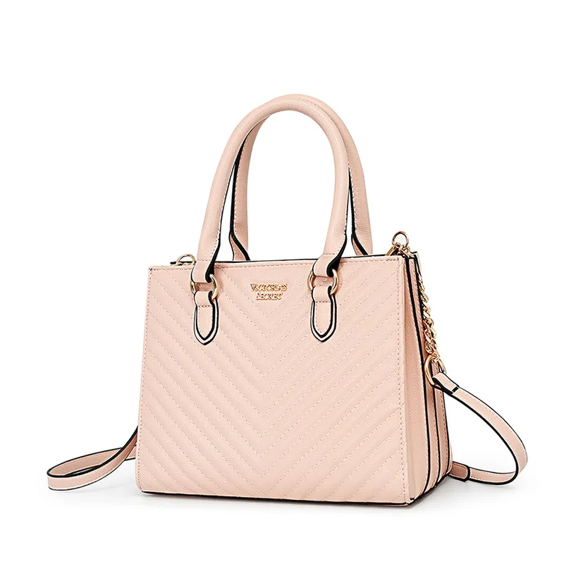 

2021 new soft leather women's bag European and American fashion women's handbag solid color One Shoulder Messenger Bag