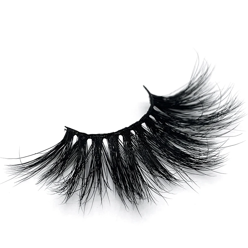 Натуральные ресницы норковые крест-накрест пряди бесплатно 3D 25 мм мягкие