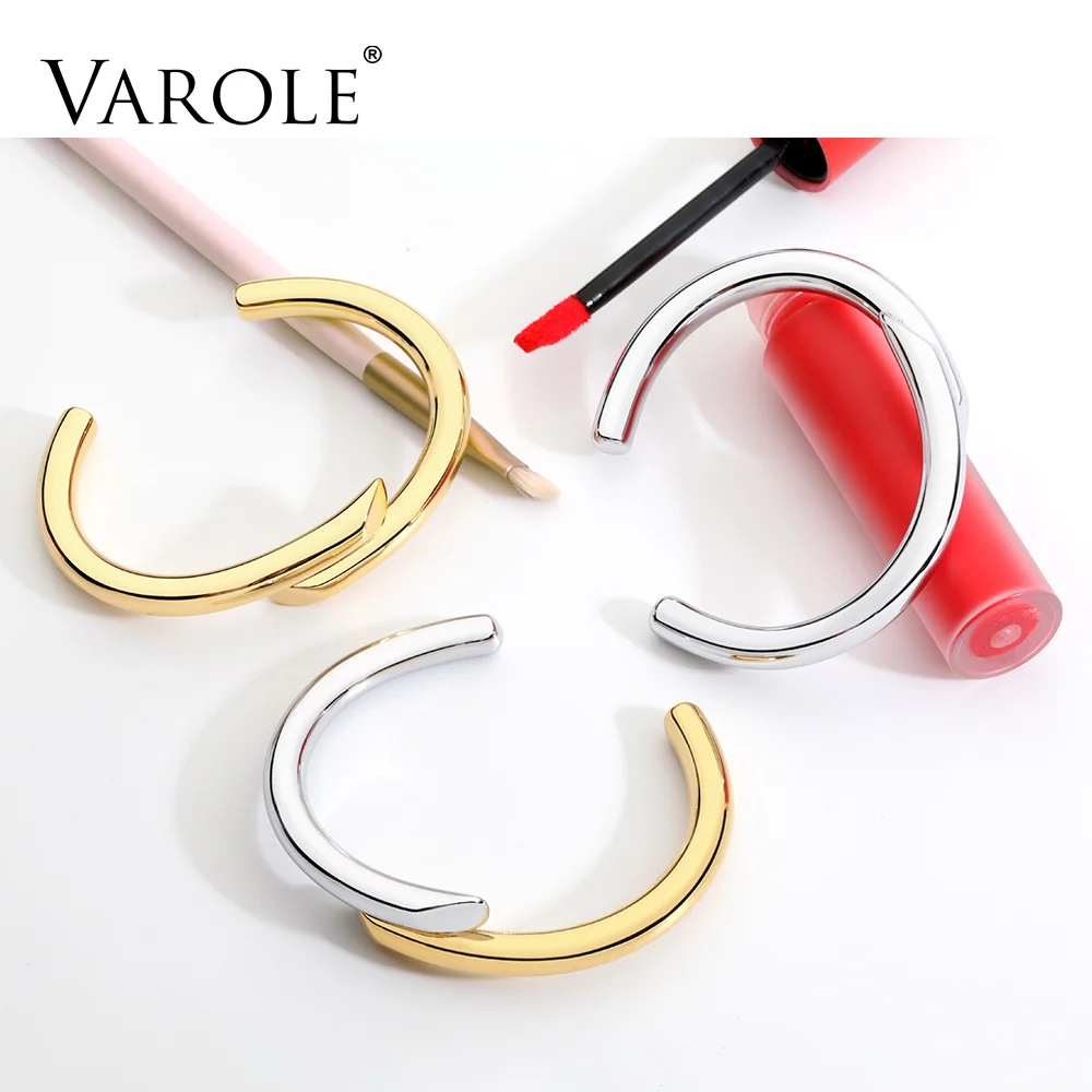 VAROLE Фирменная новинка ювелирные изделия простые линии Дизайн Браслет Золотой Цвет браслет Браслеты для женские браслеты-каффы манжетой браслеты