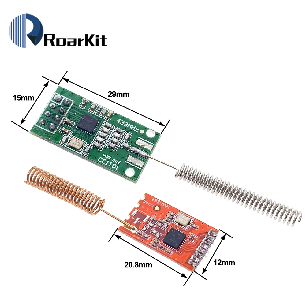 CC1101 433 м 10 мВт беспроводной приемопередатчик приемник модуль NRF905/SX1212/SI4432 передача