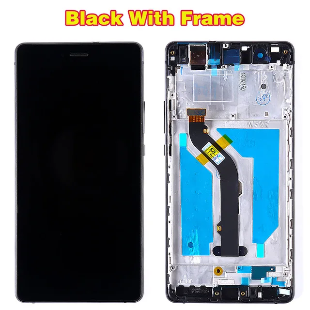 Black With Frame Протестированный 5,2 дюймовый экран для huawei P9 Lite/huawei G9, ЖК-дисплей, дигитайзер, сборка, 10 точек, сенсорный, олеофобное покрытие, рамка - Цвет: Black With Frame