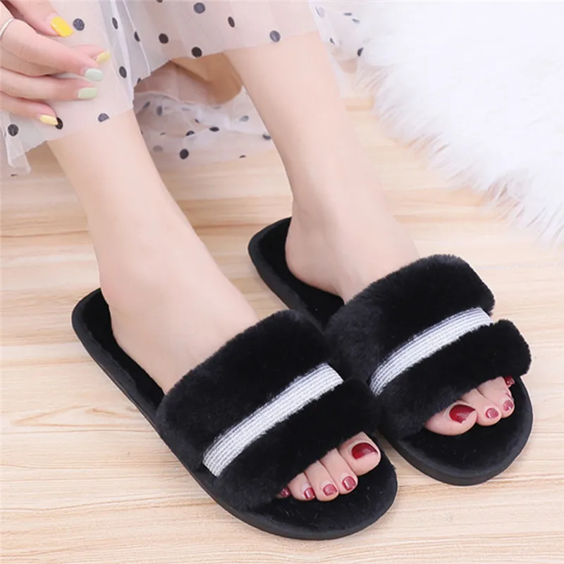 Тапочки женские зимние домашние тапочки нескользящие теплые для спальни