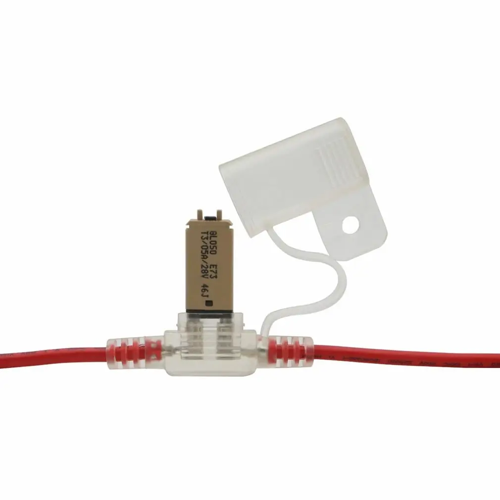 

Standard Waterproof Blade Type Fuse Holder Splash-proof Copper Wire Protection Automatic In-line Cable