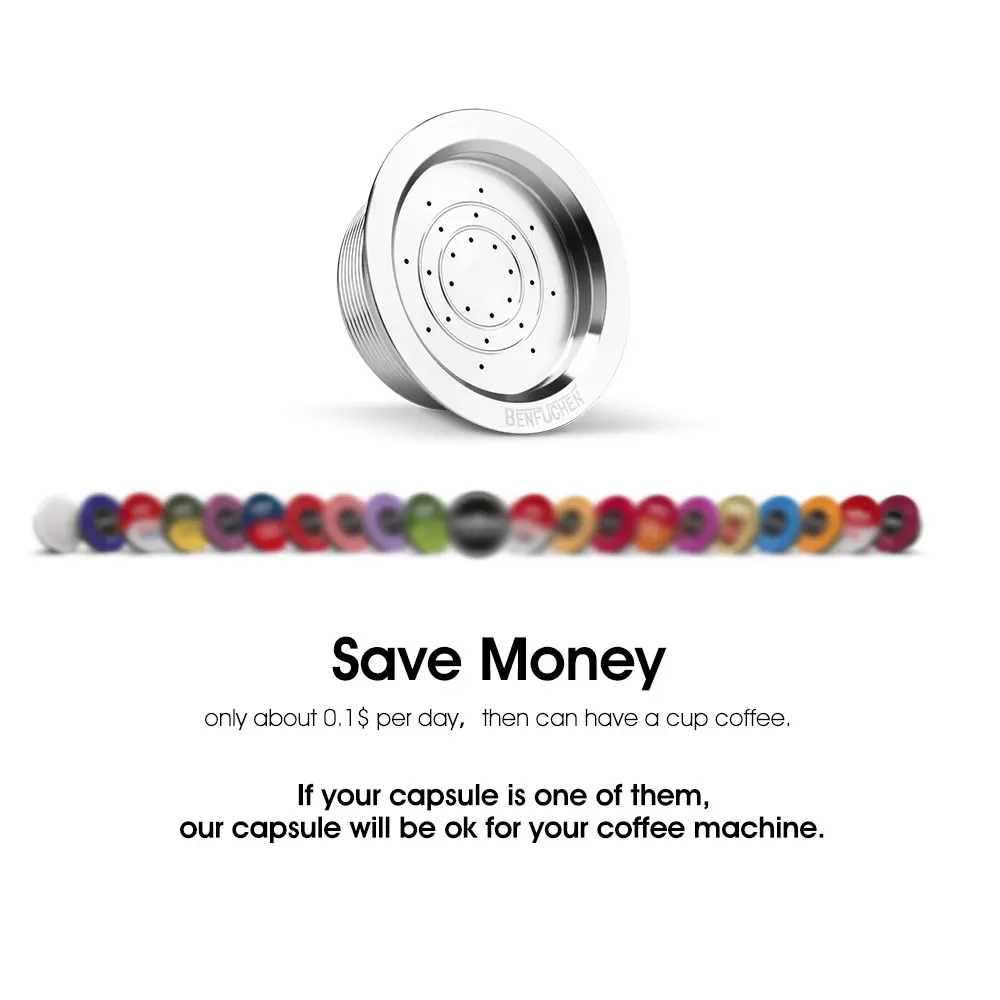 

Reusable Refillable Coffee Capsule Cup For Lavazza A Modo Mio Jolie Espria Idola Stainless Steel Metal Coffee Capsules Cup Pod