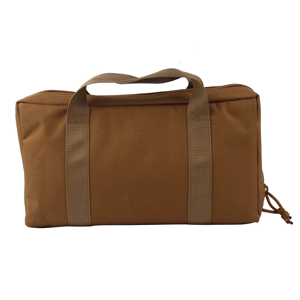 Tactical pistol Gun Bag 1000D High Density Nylon Foam Pad Design Tactical Portable Military Bag Outdoor Camping 1000D Pouch