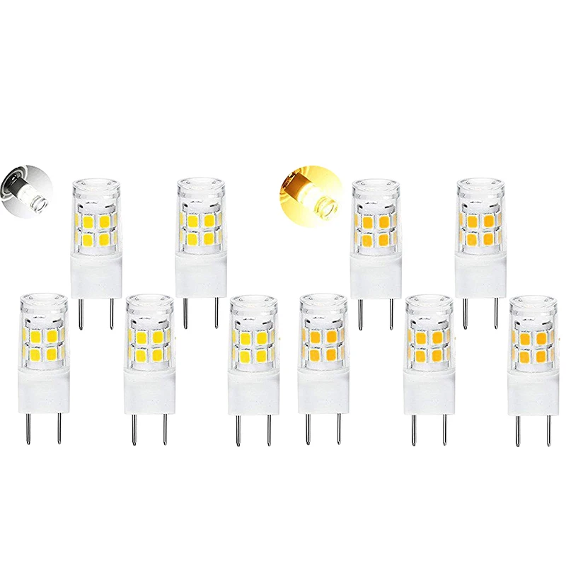 

LED G8 Light Bulb, G8 GY8.6 Bi-pin Base LED, Not Dimmable T4 G8 Base Bi-pin Xenon JCD Type LED 120V (5-Pack) (G8 3W)
