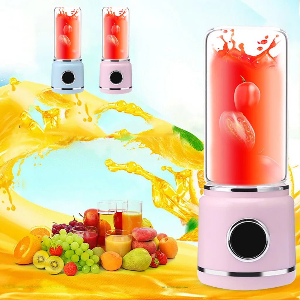 Новый 420 мл Портативный Мини электрическая соковыжималка Кубок USB Перезаряжаемые