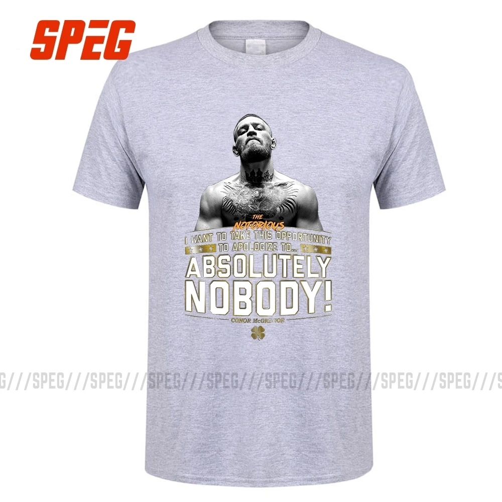 Conor McGregor Спиг король Конор Макгрегор MMA Notorious футболка мужская с коротким рукавом Топы кортон футболка с круглым вырезом одежда мужская Винтажная Футболка - Цвет: Conor McGregor
