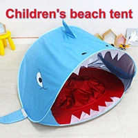 beach tents baby uv protecting sunshelter sea ocean pool portable sunshade tent kids shark tent beach holiday children%e2%80%99s tent
