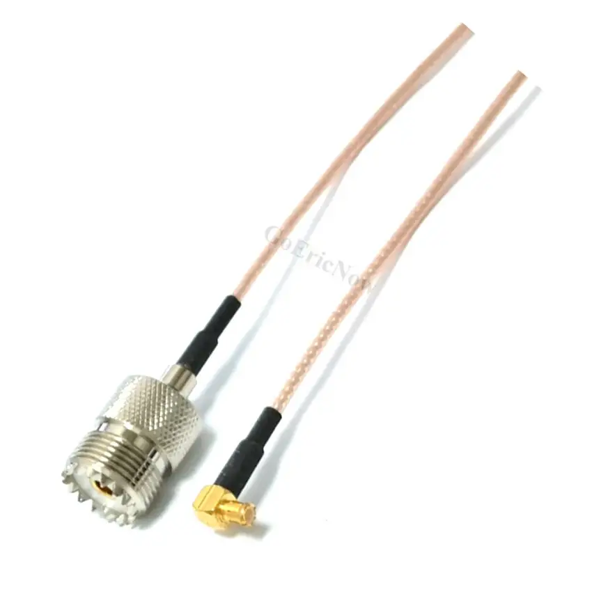 1 pcs RF Connector 50ohm Right Angle/Straight MCX Male to UHF SO239 PL259 Female Plug RG316 Cable (15cm) | Обустройство дома