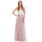 Женская длинная юбка-пачка, розовая юбка для подружки невесты, вечерняя юбка на свадьбу, на заказ, высокого качества