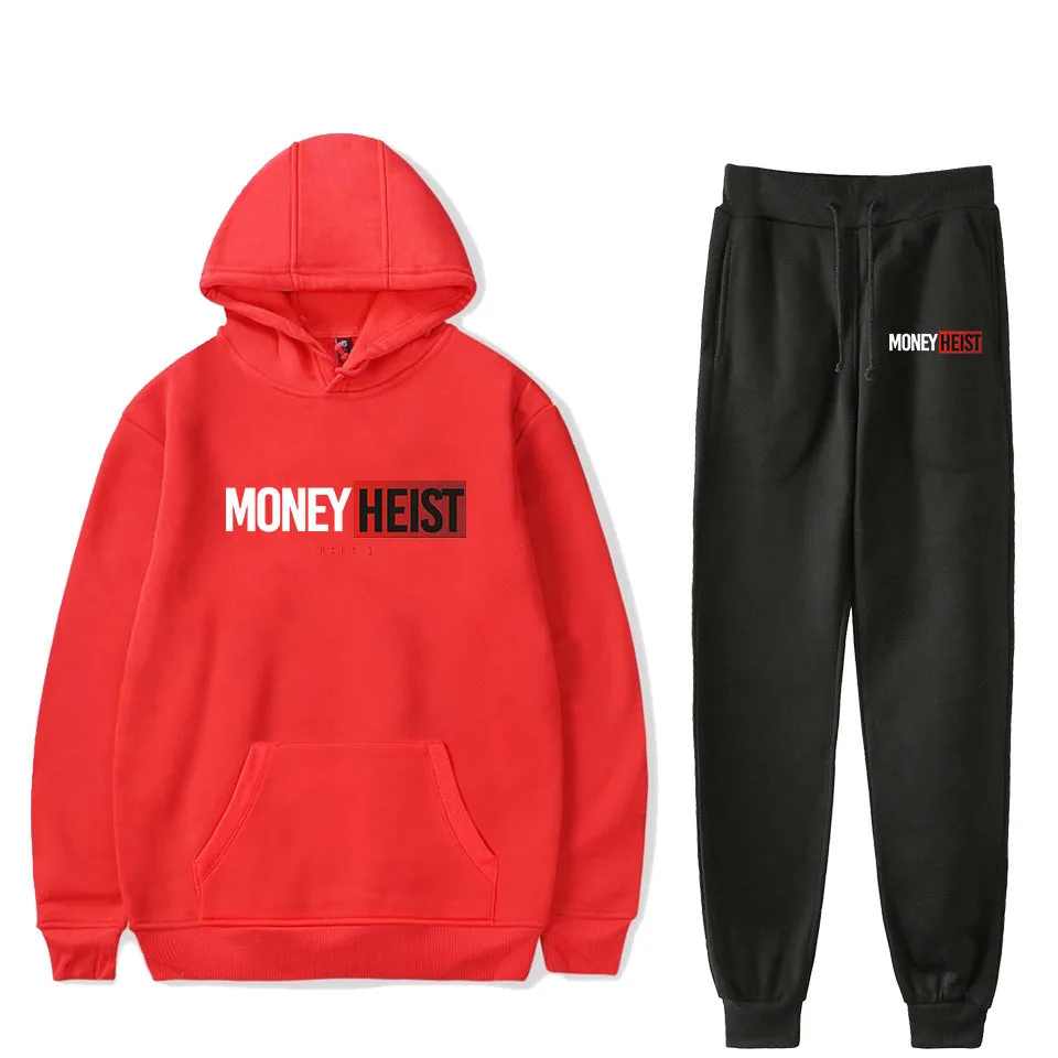 Money Heist Dali The paper House Salvador косплей костюм красные обезьяны толстовка с капюшоном