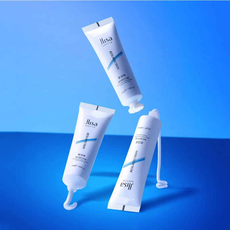 

Resurrection Grass Yogurt Protein Mud Mask Clear Balance Water Oil Applicator Mask Portable Travel Pack Mud Mask Cleanser 20g