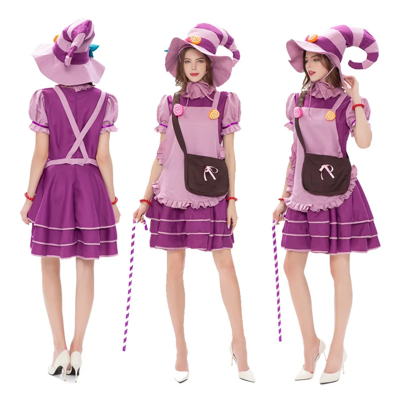 

Halloween Cosplay Adult Female Magician Stage Performance Costumes
