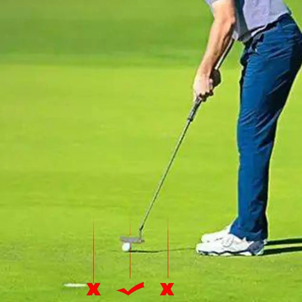 

Golf Putter Sight Pointer Putting Training Aim Line Indoor Aim Aids Line Golf Practice Corrector Corrector Training L2B7