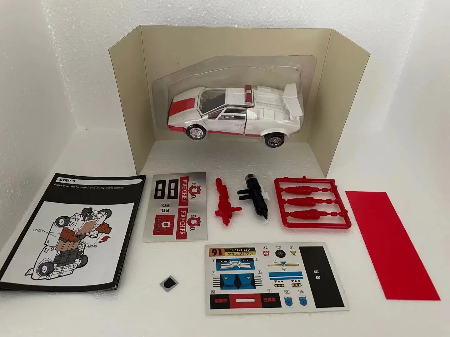 Трансформеры G1 AUTOBOT RED ALERT и SIDESWIPE MISB бесплатная доставка | Игрушки хобби