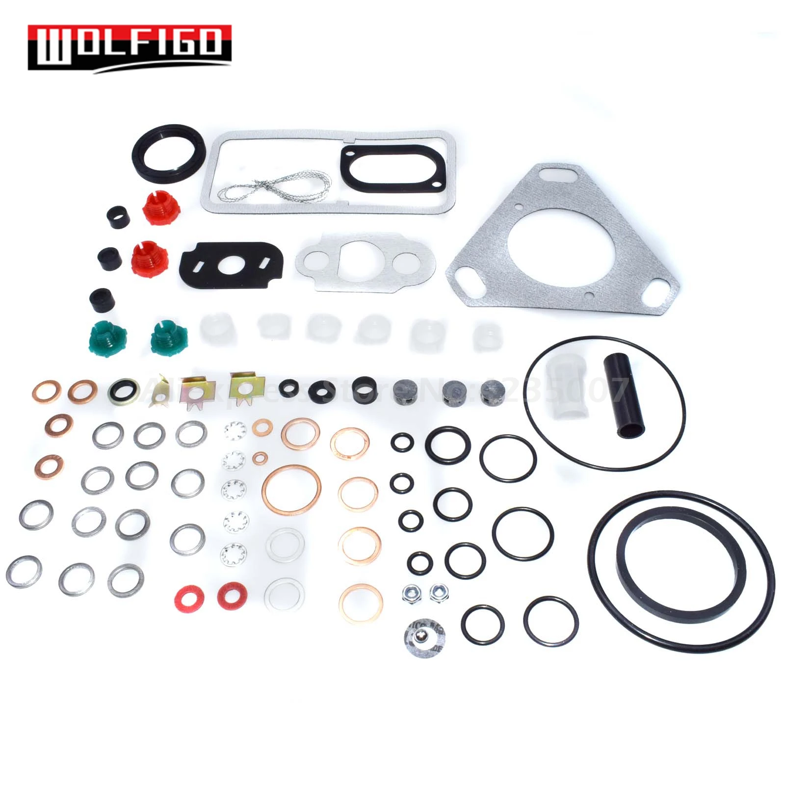 WOLFIGO New 7135-110 For Ford Massey Ferguson CAV Injector Pump Repair Gasket Kit 7135-110S 7135-70 9009-089A | Автомобили и