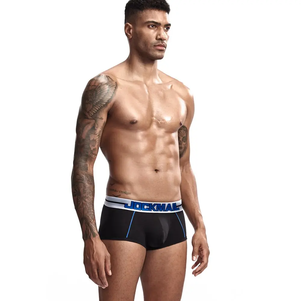 JOCKMAIL боксер для мужчин Новое модное мужское белье сексуальные мужские боксеры U выпуклая сепарация боксер homme подарок для мужчин cueca Gay