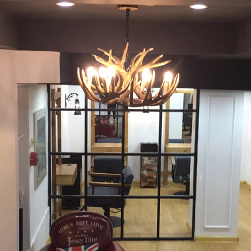 Американская каучуковая люстра в форме рогов свечей европейские люстры рога