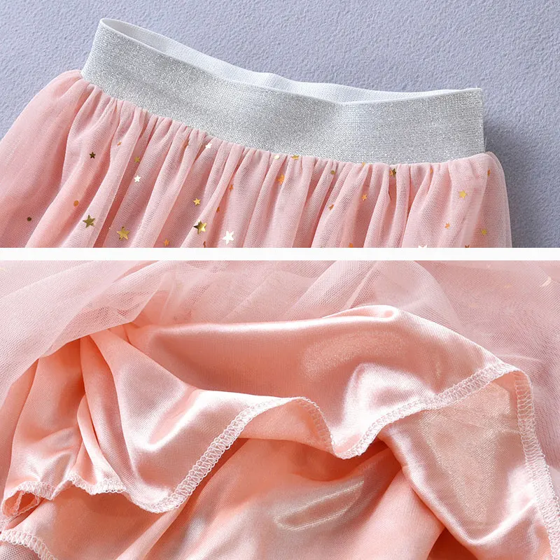 Юбка пачка для девочек на весну и осень милая детская фатиновая юбка принцессы