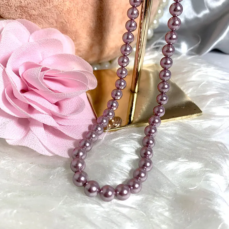 Женское ожерелье из серебра 925 пробы с жемчугом 6-10 мм | Украшения и аксессуары