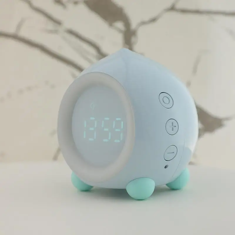 Портативный цифровой будильник AsyPets со светодиодной подсветкой USB-зарядка |