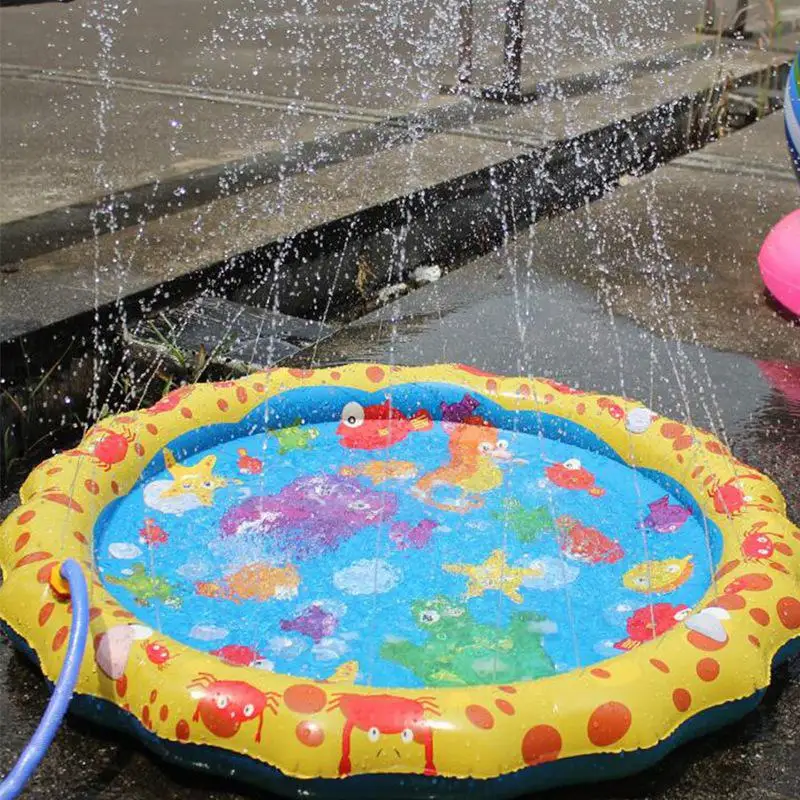 Открытый надувной разбрызгиватель коврик газон пляж брызгам воды играть спрей