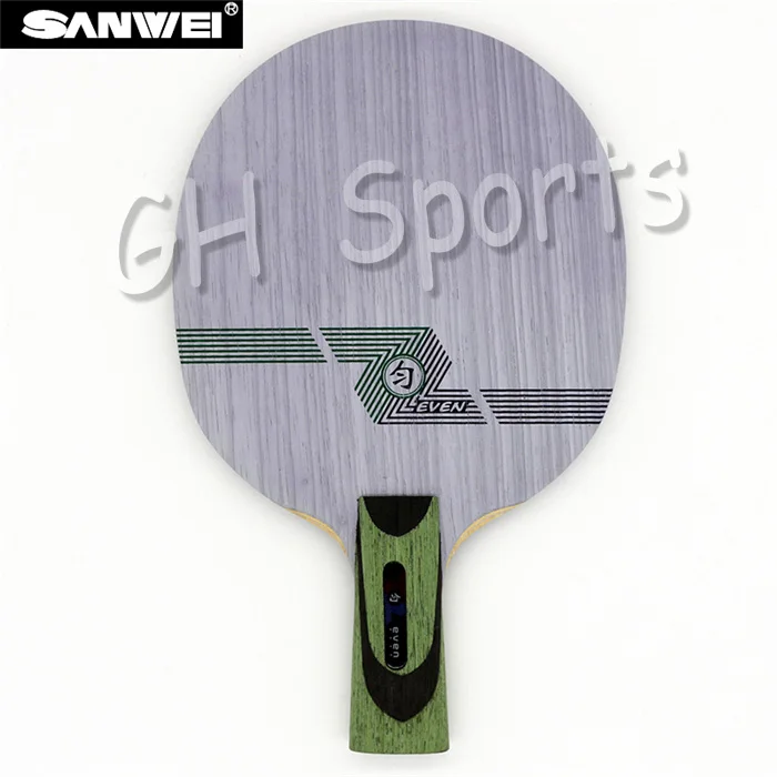 Sanwei GREEN EVEN(QY-1091, 11 слоев древесины, управления) лезвие для настольного тенниса для 40+ ракетка для Пинг-Понга Летучая Мышь
