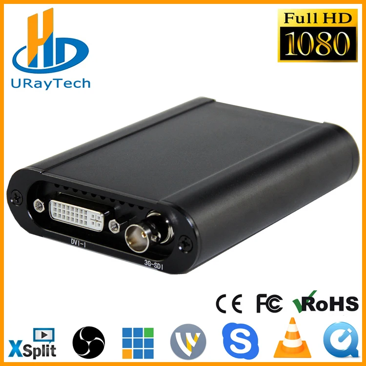 Full HD все в одном 1080P 60fps 3G SDI + HDMI VGA YPbPr DVI ключ захвата видео Аудио карты игры |