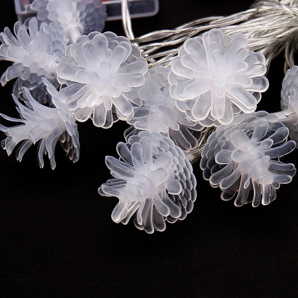 2 м 20 светодиодов сосна форма конуса сказочные декоративные световые гирлянды на