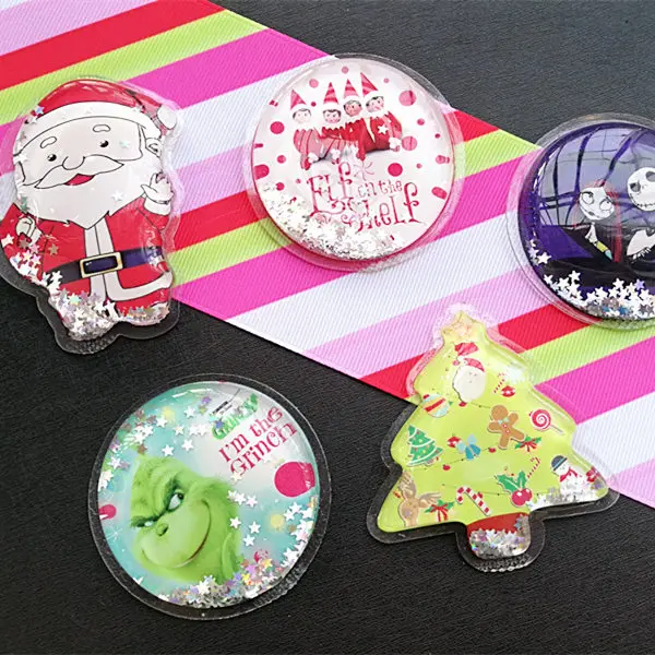 С изображениями героев мультфильмов Рождественская тематика 1 шт. милые зыбучие