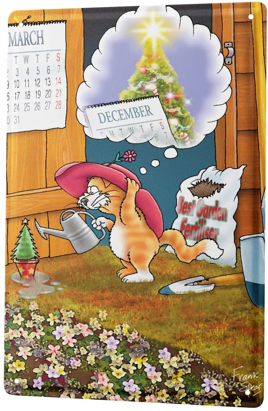 

LEotiE с 2004 года, жестяная металлическая пластина, декоративный знак, домашний декор, таблички 30x40 см, ностальгическая Рождественская елка