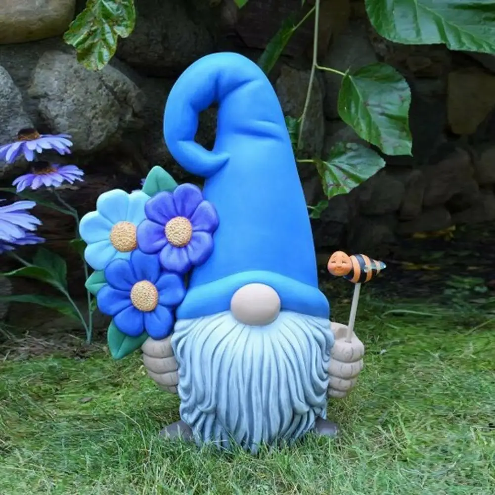 

Garden Gnome Decorative Ornaments Small Dwarf Decoration Resin Crafts