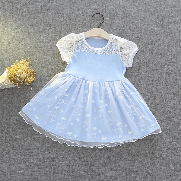 SkyBlue Платья для маленьких девочек; коллекция года; костюм русалки, Алисы, Золушки, Белоснежки, принцессы; карнавальный костюм на Хэллоуин; вечерние платья для сцены; Возраст 2-6 лет - Цвет: SkyBlue
