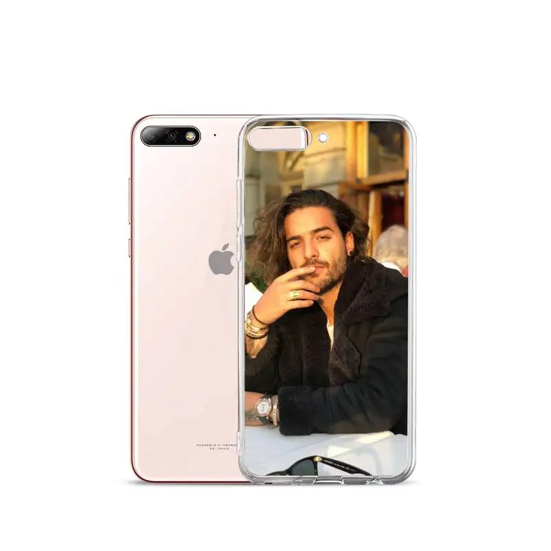 

MEN Colombian singer Maluma Phone Case Transparent for iPhone Samsung A S 11 12 6 7 8 9 10 20 Pro X XS Max XR Plus lite