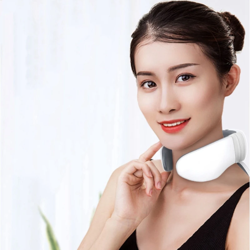 

Neck Massager Shoulder Cervical Massager Multifunctional Electric Hot Compress Pulse Neck Protector