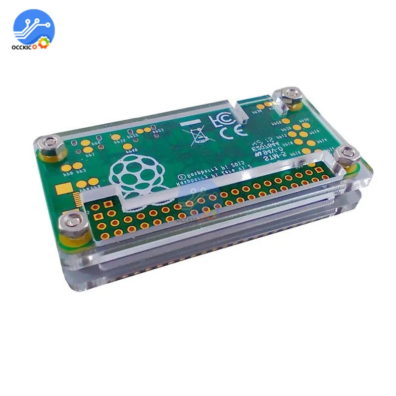Pi Zero чехол Raspberry акриловый прозрачный Pi Zero 4 в 1 комплект чехол Чехол Коробка Raspberry Pi Zero защитный
