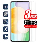 Закаленное стекло 3 шт. для Samsung Galaxy A52 5G, чехол, защитное стекло Sumsung A72 A32 4G A02 A02S A 52 72 32 02 S, защитная пленка, чехол