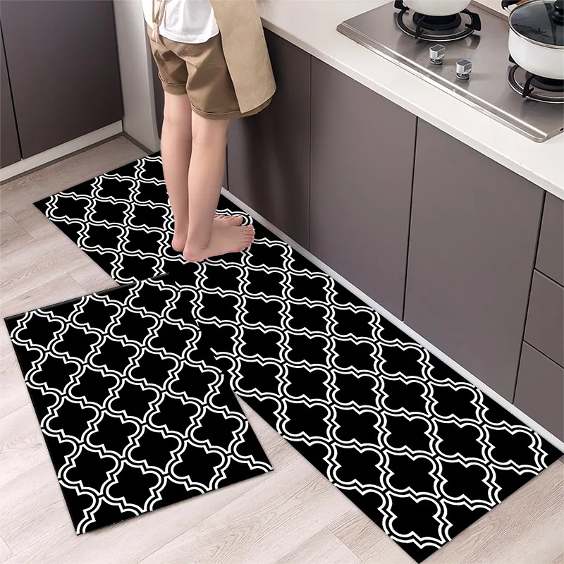 

Kitchen Rug Mat Quick Drying Bathroom Rug Doormat Non-slip Long Kitchen Mat Entrance Door Mat for Bathroom and Toilet Wholesale