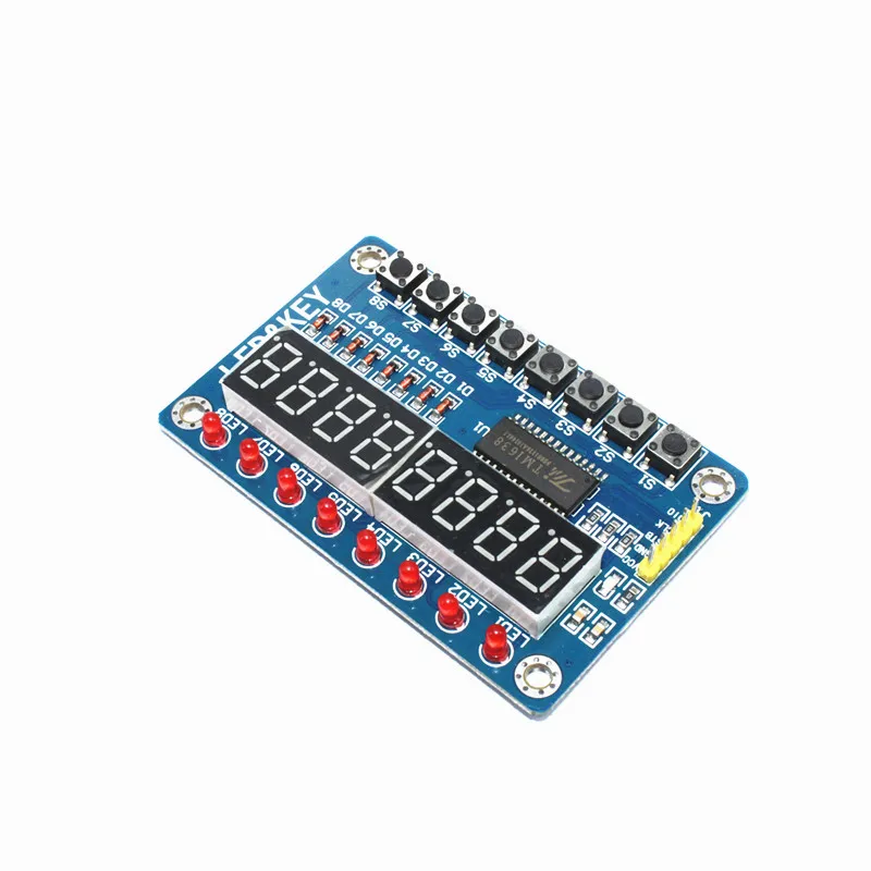 Модуль TM1638 ключевой дисплей для AVR Arduino новая 8-битная светодиодный вая