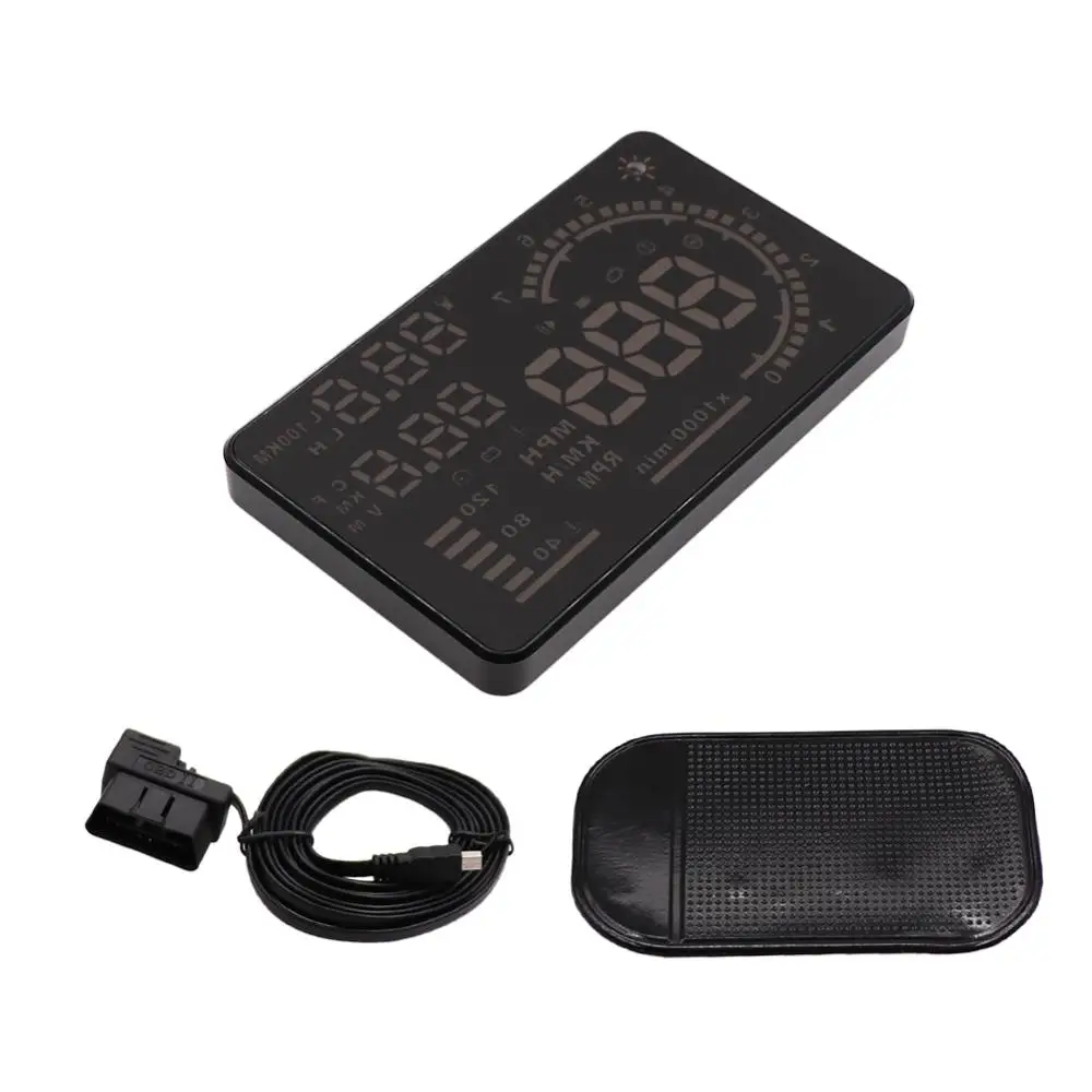 5.5 дюймовый A8 OBD HUD Head Up Display Автомобильный светодиодный лобовое стекло Проектор