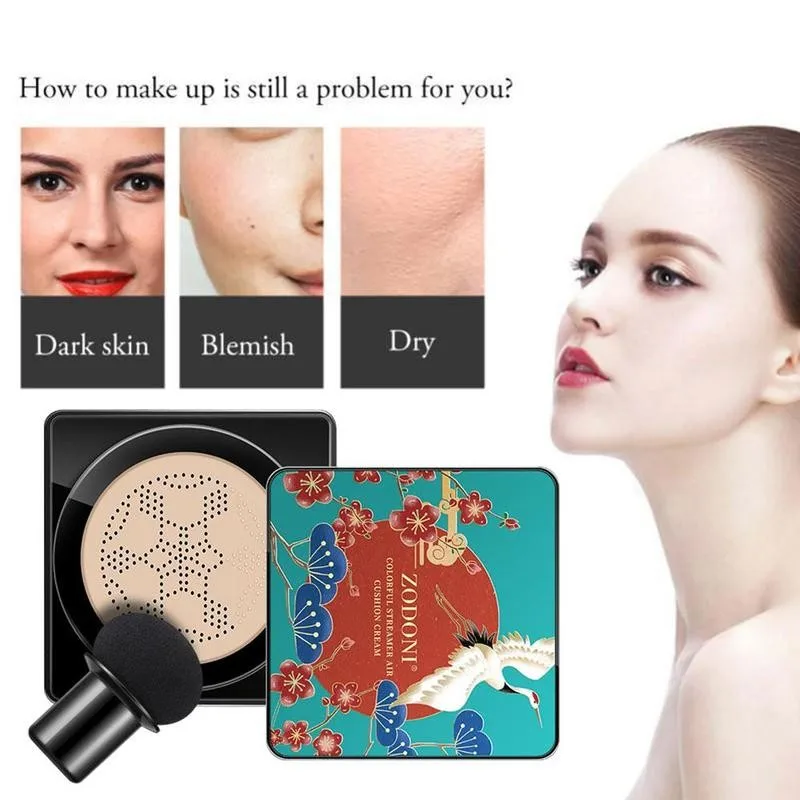 Отбеливающий CC крем BB воздушная подушка основа консилер гриб голова Макияж