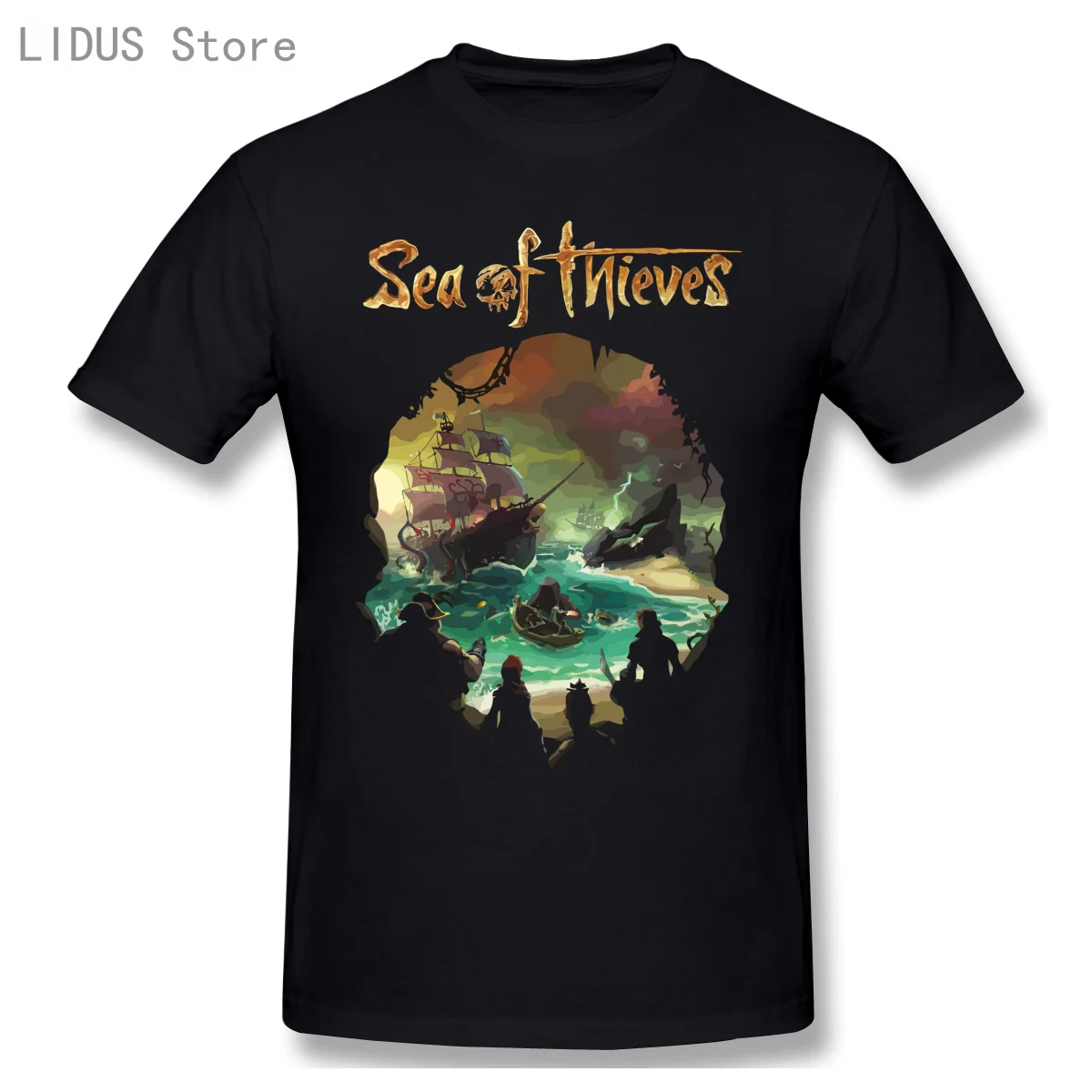 

Sea Of Thieves Cool And Funny Short Sleeved Casual Fashion Cotton T-shirt Tee Shirts
