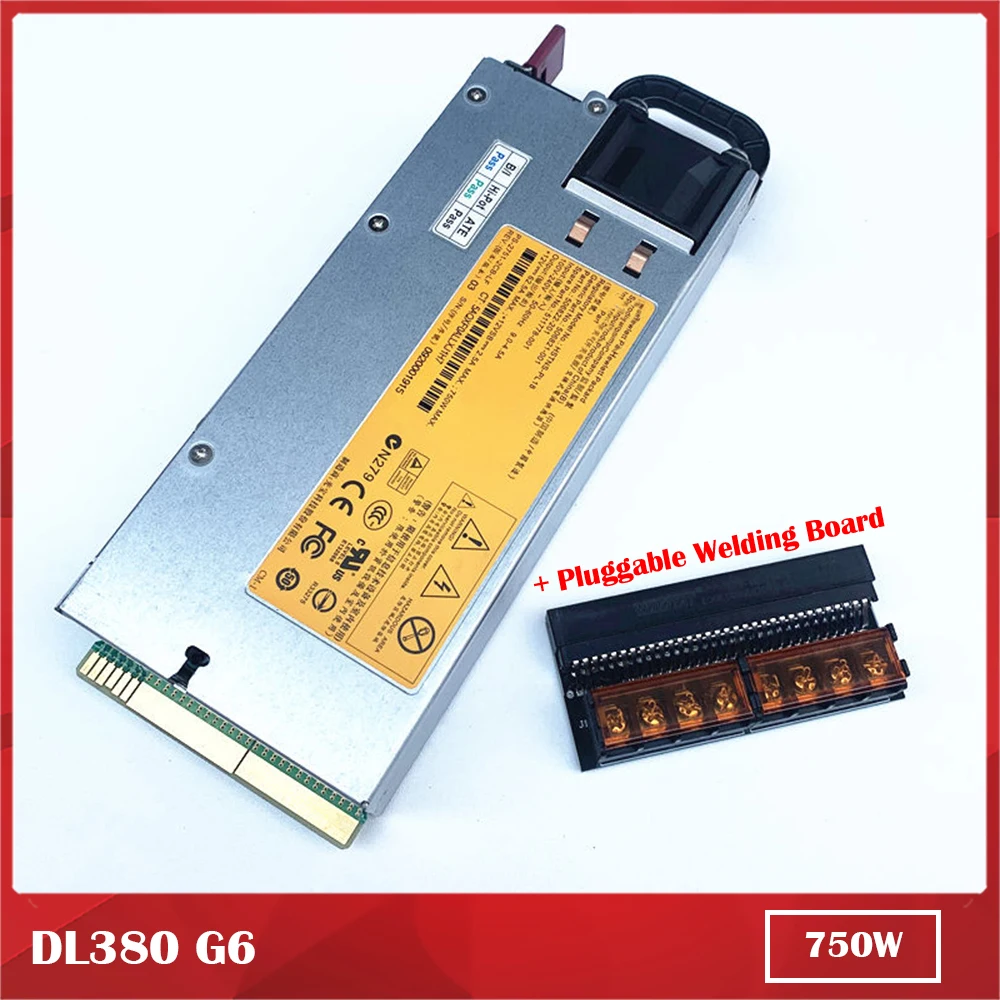 For Power Supply for HP DL380 G6 Model:HSTNS-PL18  506821-001 511778-001 506822-001 12V 60A 750W PS:Pluggable Welding Board