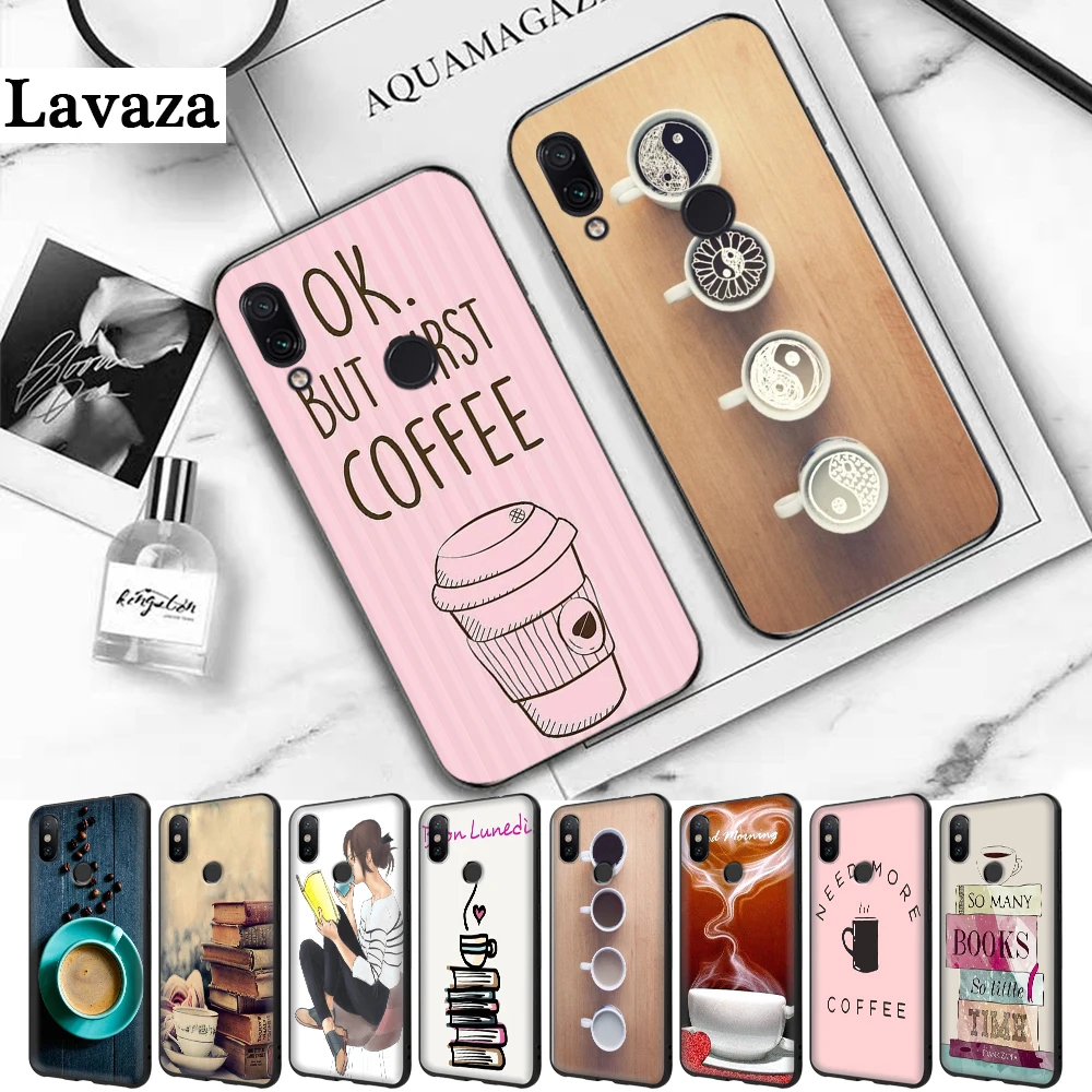 Силиконовый чехол 164A Ok But First Coffee Book для Xiaomi A1 A2 A3 Lite Pro 5X 6X Redmi Note 4X 5 5A Prime 6 7 8 8T